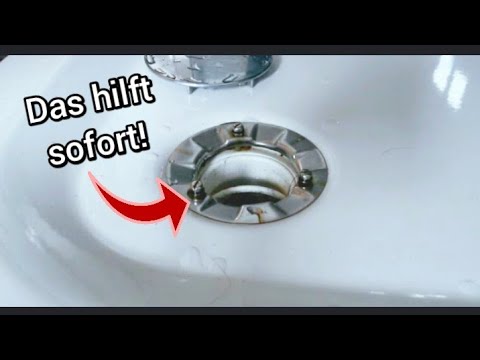 Was hilft, wenn der Abfluss stinkt ? Dieser Lifehack hilft ! - Haumittel Backpulver Trick !!!