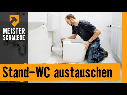 Stand-WC austauschen | HORNBACH Meisterschmiede