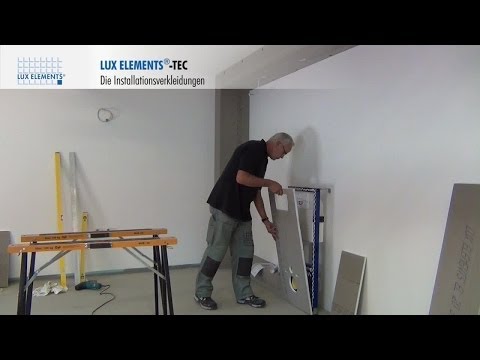 LUX ELEMENTS Montage: Verkleidung von Vorwandinstallationen TEC-VWD