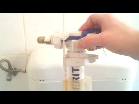 Wasser sparen bei der Toilettenspülung - Füllventil richtig einstellen