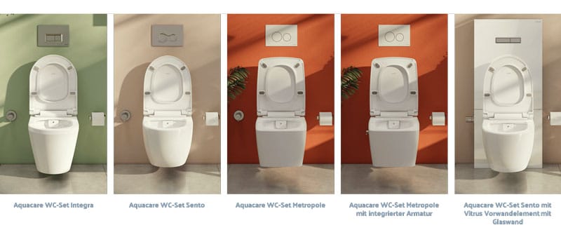 Vitra Aquacare Dusch WCModelle im Überblick