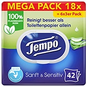 Tempo Toilettenpapier feucht