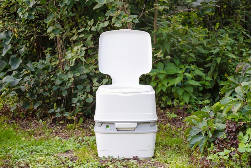 Gartentoilette Chemietoilette