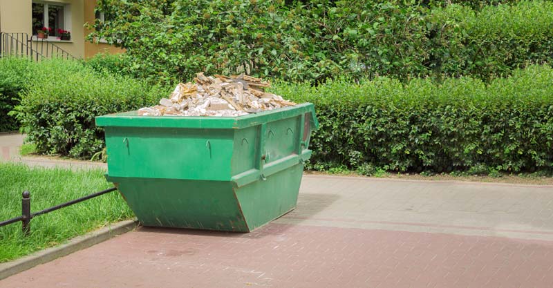 Fliesen entsorgen Container mieten