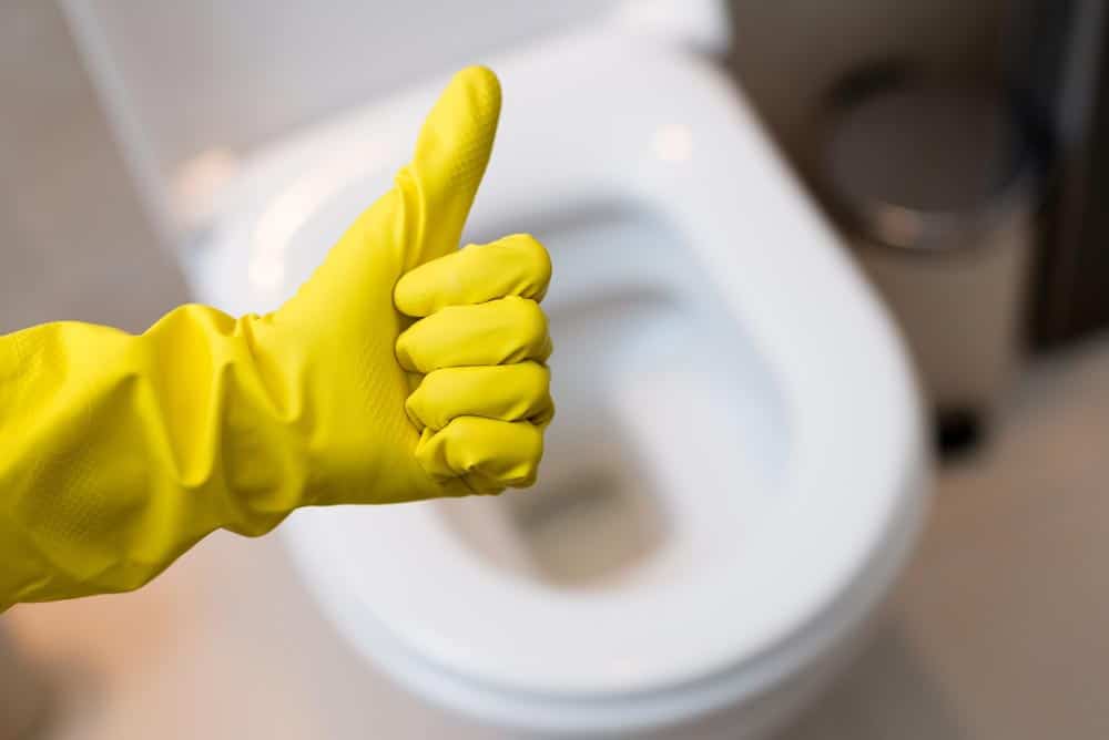 Toilettenreinigung