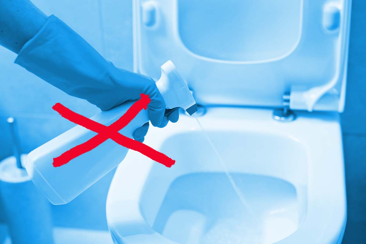 Toilettensitzreiniger Fehler