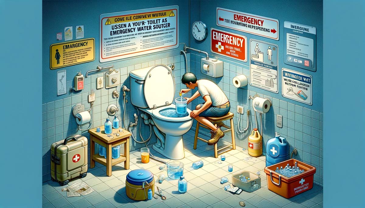 Kann man eine Toilette als Notfallwasserquelle nutzen?