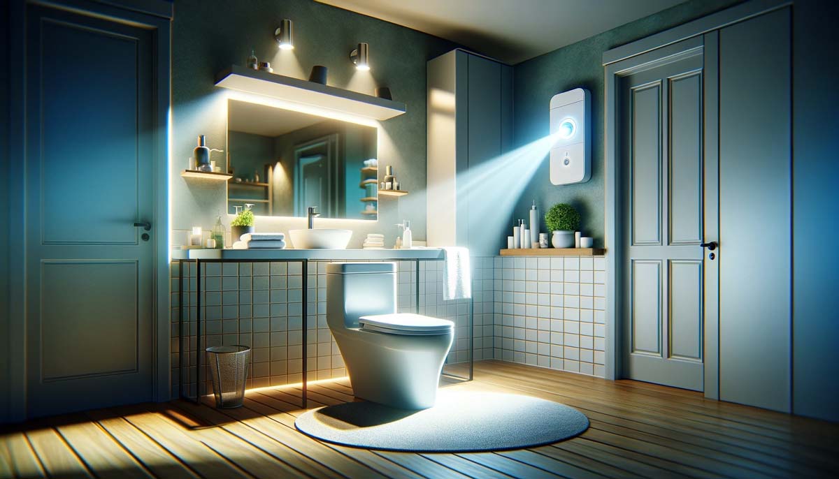 Kann man eine Toilette mit einem Bewegungsmelder für das Licht ausstatten?